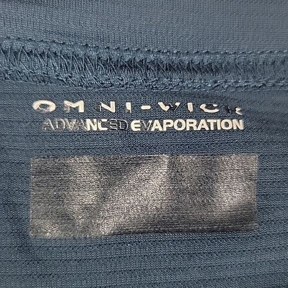 COLUMBIA Omni Wick Tee Shirt Men's Large Blue‎ - Picture 4 of 5